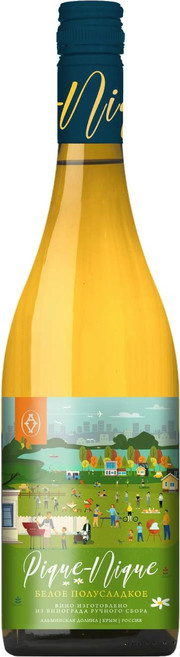 Вино Alma Valley Pique-Nique  White Semi-Sweet    2019 750 мл