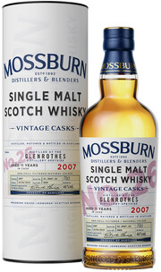 Виски Mossburn  Vintage Casks No.26 Glenrothes in tube  2007  700 мл
