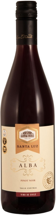 Вино  Luis Felipe Edwards  Santa Luz  Alba Pinot Noir   2020 750 мл