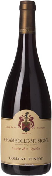 Вино Domaine Ponsot  Chambolle-Musigny Cuvée des Cigales  2014 750 мл