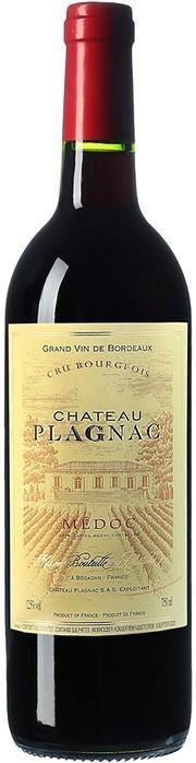 Вино Chateau Plagnac Medoc AOC Шато Планяк 2011 750 мл