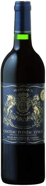 Вино Chateau Pontac Lynch  Margaux AOC  Шато Понтак Линч  1978  750 мл