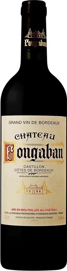 Вино Chateau Fongaban Castillon-Cotes de Bordeaux  2020  750 мл