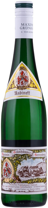 Вино Maximin Grunhaus Herrenberg Riesling Kabinett Максимин Грюнхаус Рислинг Херренберг 2021 750 мл 8%