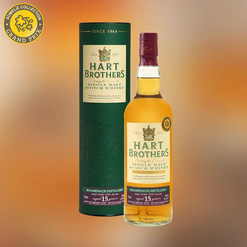 Виски Hart Brothers Balmenach 15YO Port Pipe 54.6% 700 ml gift box
