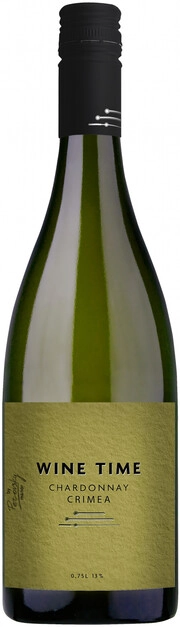Вино  Wine Time Chardonnay 2022 750 мл  13 %