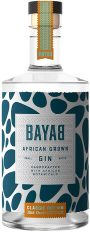 Джин   Bayab Classic Dry Gin  Байаб Классик Драй  700 мл 43%  