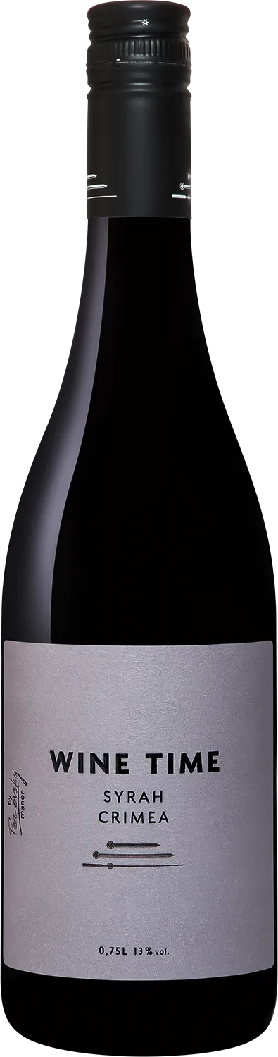 Вино  Вайн Тайм Сира Крым Вейн унд Вассер 2022 750 мл 13%