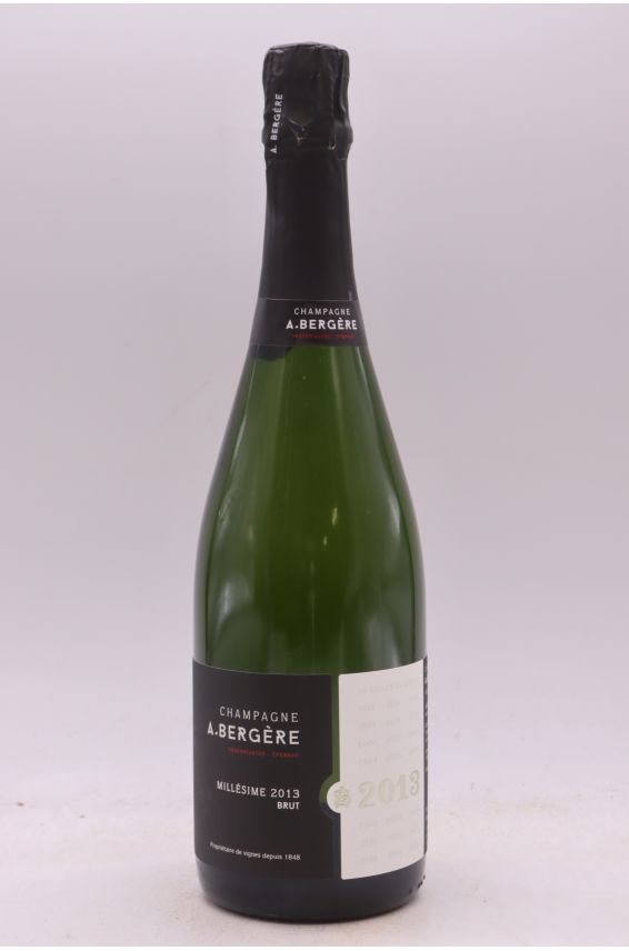Шампанское  A.Bergère Prestige Millésime Brut  2013  750 мл