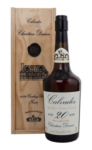 Кальвадос Christian Drouin 20 ans gift box 700 мл