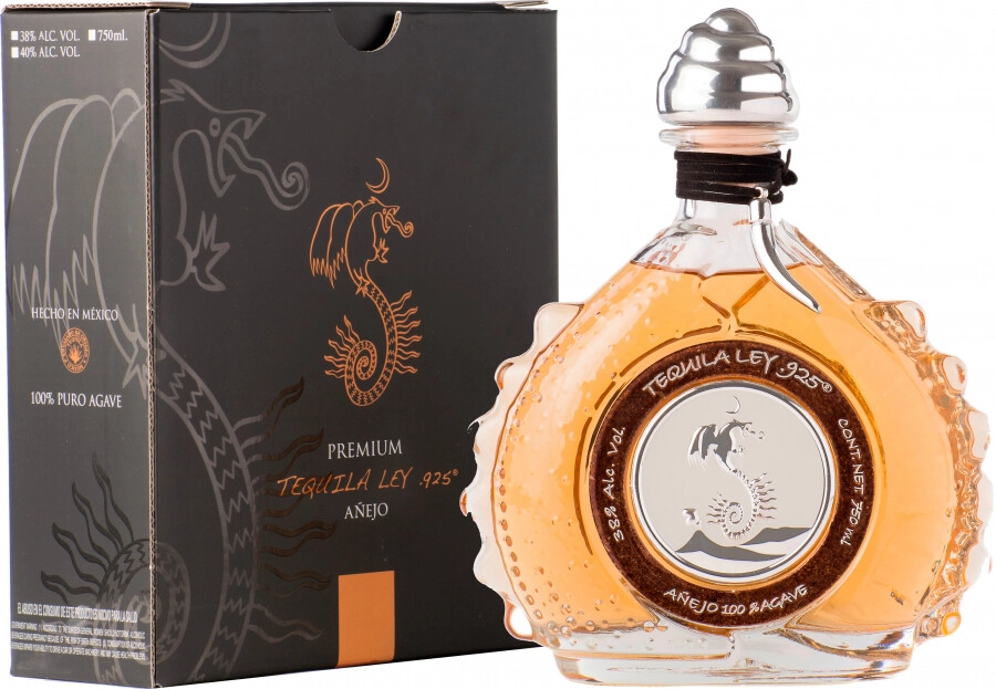 Текила Ley 925 Anejo Diamond   gift box 750 мл  38 %