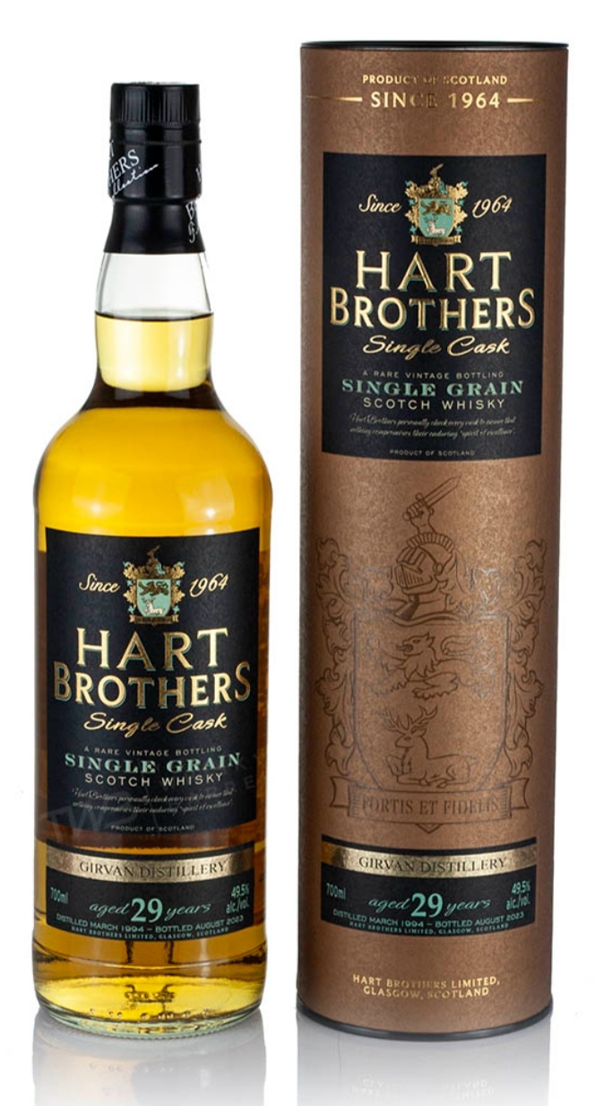 Виски Hart Brothers  Girvan 29 Year Old 1994   Gift Box  700 мл   49,5 %