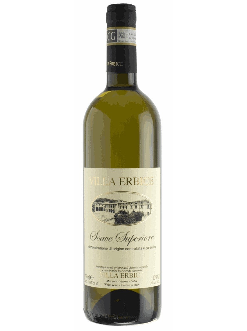 Вино Villa Erbice  Soave Superiore DOCG  Вилла Ирбиче  Соаве Супериоре  2019  750 мл