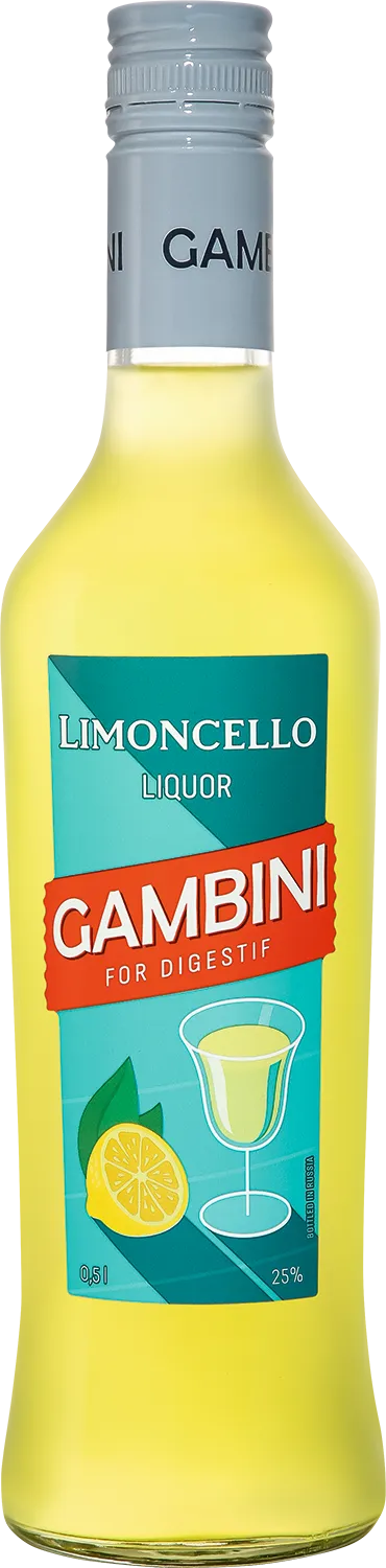 Ликер   Gambini  Limoncello  500  мл 25 %