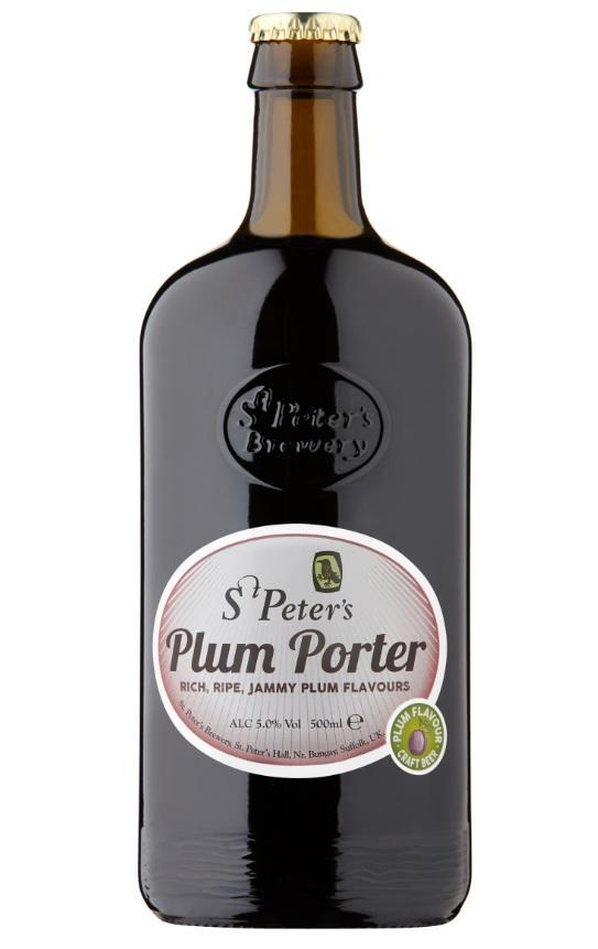 Пиво St. Peter's Plum Porter Сейнт Питерс Сливовый Портер стекло 500 мл
