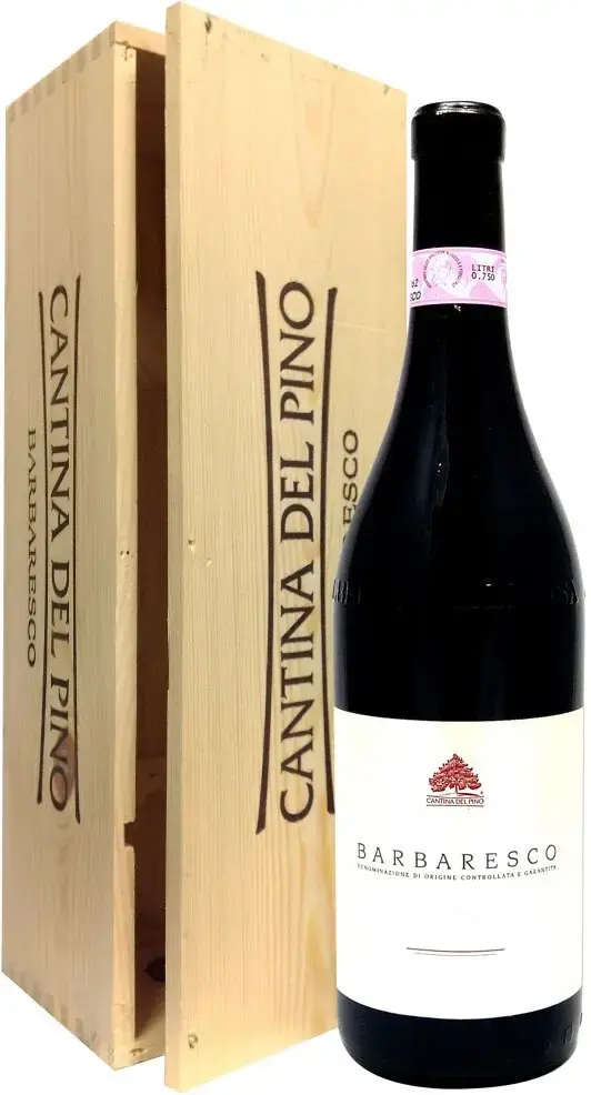 Вино Cantina del Pino Barbaresco  2020 wooden box  1,5 л