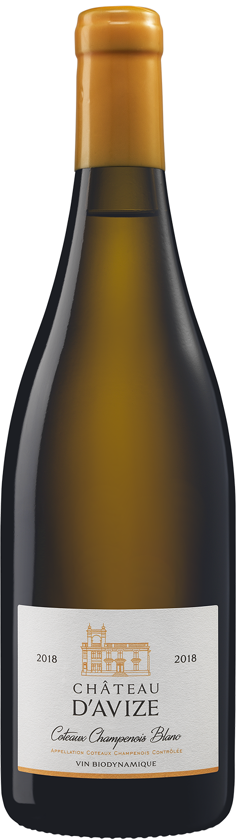 Вино  Chateau d’Avize  Шато Д'авиз   Кото Шампенуа Блан 2014  750 мл