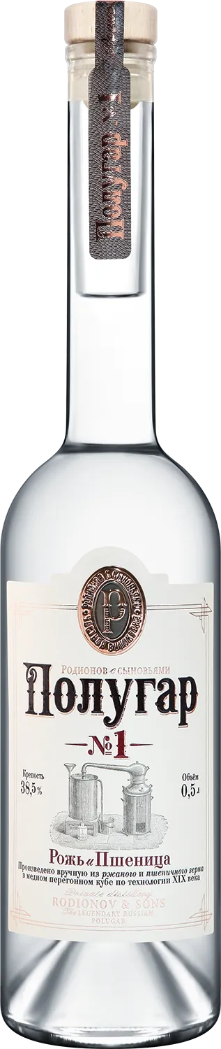 Водка Polugar №1  Rye  Wheat  700 мл