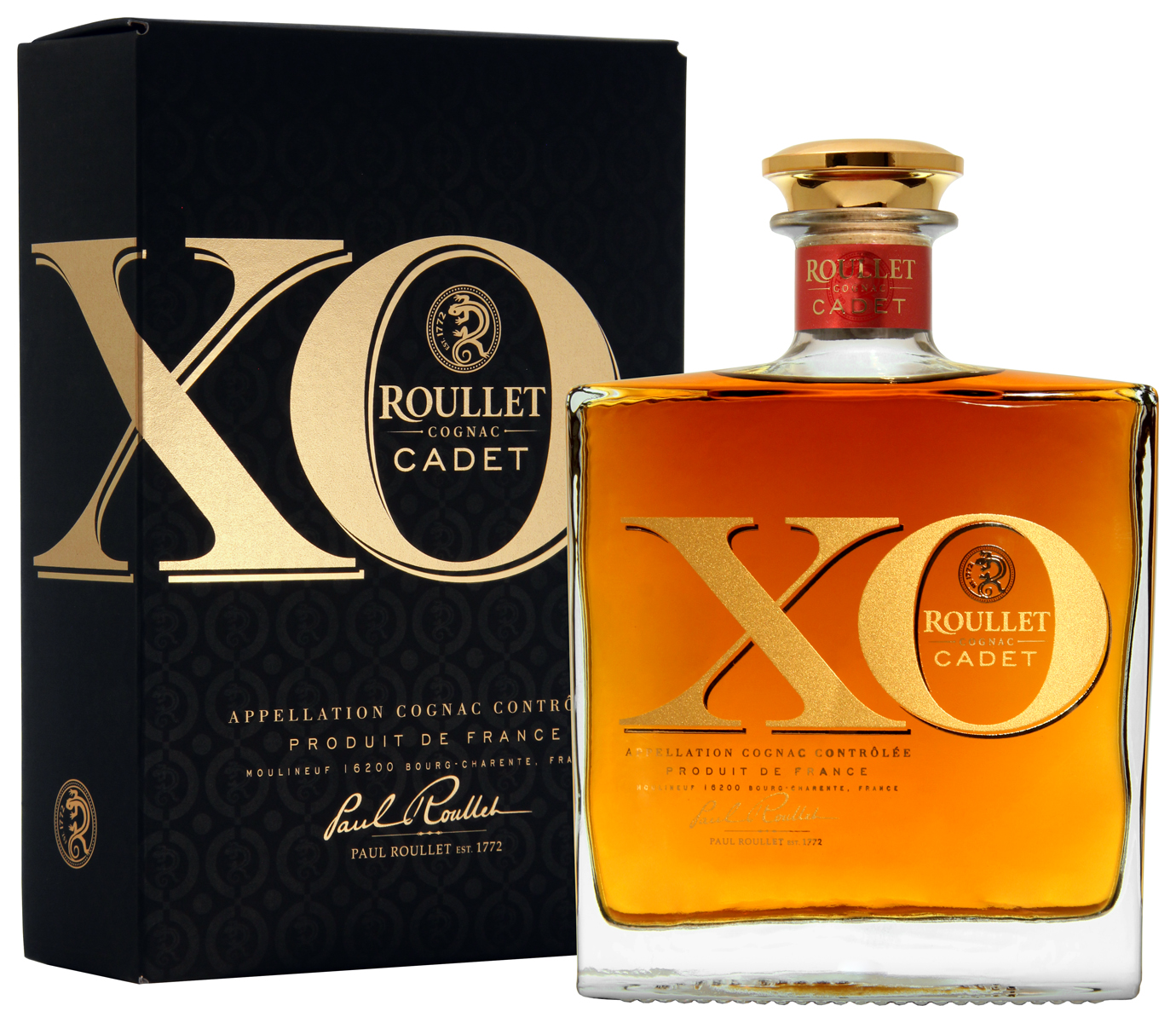 Коньяк Roullet Cadet XO  gift box Р 700 мл