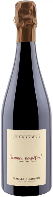 Шампанское Famille Delouvin  Meunier Perpetuel Extra Brut Champagne  2017  750 мл