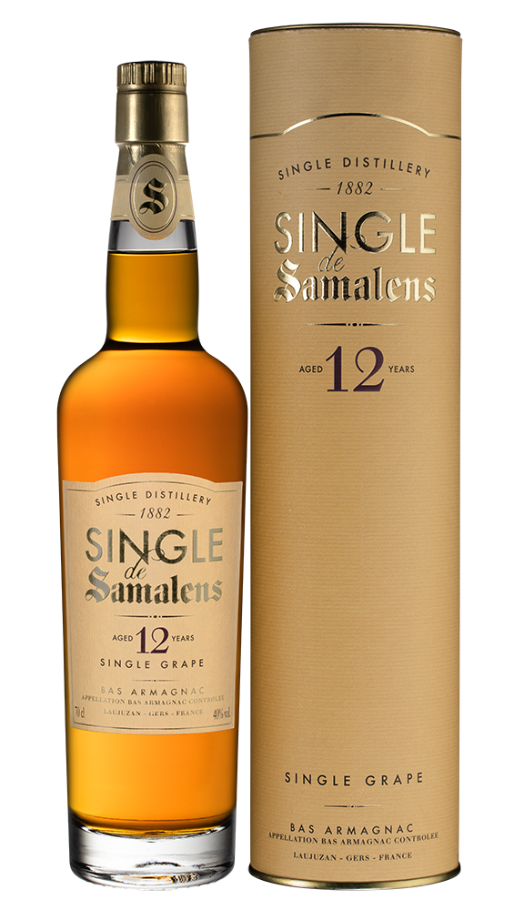 Арманьяк Single de Samalens 12 Years Old in tube  2008 700 мл