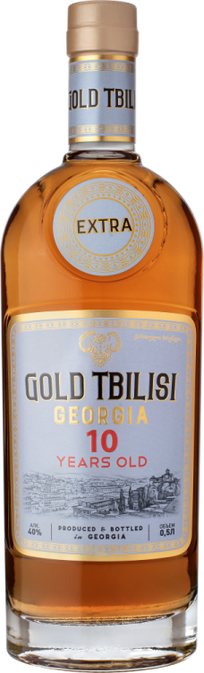 Коньяк   Gold Tbilisi EXTRA 10 YO  500 мл  40%