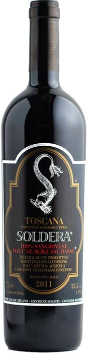 Вино Case Basse Soldera Toscana IGT Казе Бассе Сольдера Санджовезе 2011 750 мл