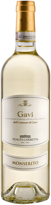 Вино Tenuta Carretta  Monserito Gavi del Comune di Gavi  Тенута Карретта Монсерито  Гави дель Комуне ди Гави 2022 750 мл