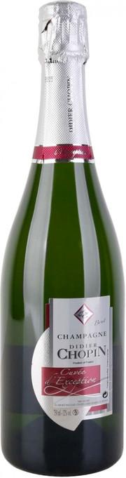 Шампанское Didier Chopin Cuvee d'Exception" Brut  Champagne AOC 750 мл