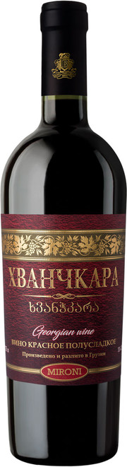 Вино Mironi Khvanchkara Мирони Хванчкара  750 мл