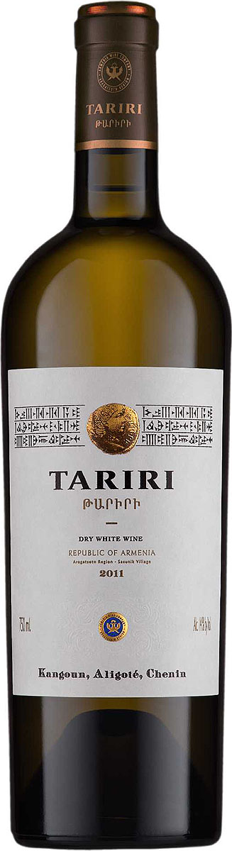 Вино Tariri white dry Тарири   Кангун-Коломбар-Мускат Оттонель  белое сухое  750 мл 12,5 %