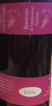 Вино Vigneto Altura Rossetto di Sangiovese Toscana IGT Виньето Алтура Росетто ди Санджовезе Тоскана 2018 750 мл