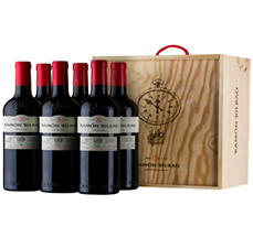 Вино Bodegas Ramon Bilbao Crianza Rioja DOC Бодегас Рамон Бильбао Крианса набор из 6 бутылок в падарочной упаковке 750 мл