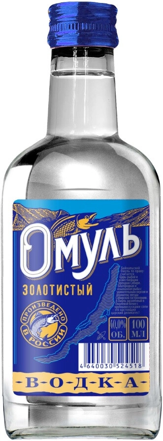 Водка Омуль Золотистый  100 мл