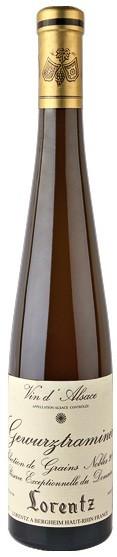 Вино Gustave Lorentz Gewurztraminer Selection de Grains Nobles Alsace AOC Густав Лоренц Гевюрцтраминер Селексьон де Грен Нобль 2000 500 мл