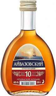 Коньяк Aivazovsky Armenian Brandy 10 Y.O.  50 мл