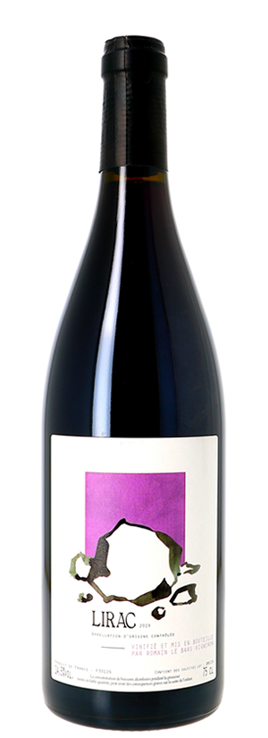 Вино  Romain le Bars Lirac AOC   2019 750мл