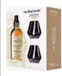 Подарочный набор  Balvenie Caribbean Cask 14 Years Old   gift box with 2 glasses 700 мл  40%