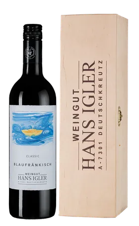 Вино Weingut Hans Igler Blaufrankisch Classic red dry  2021 gift box  750 мл