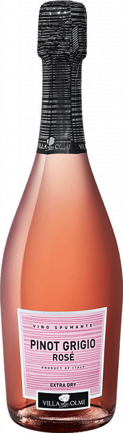 Игристое вино Villa degli Olmi  Pinot Grigio Rose   DOC Spumante Extra Dry    200 мл
