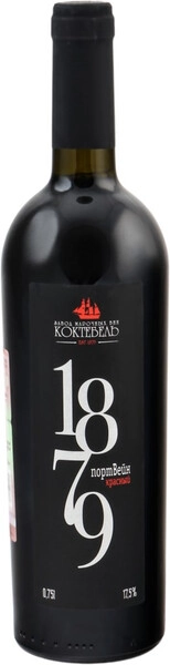 Портвейн  Коктебель  серия 1879 красный  750 мл