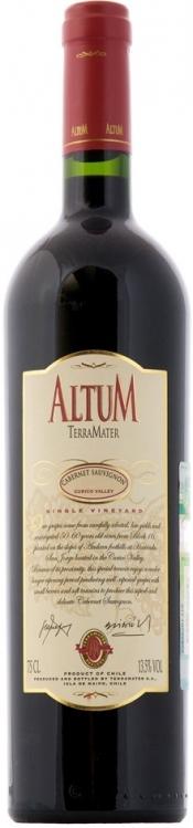 Вино TerraMater,  TerraMater Altum Cabernet Sauvignon ТерраМатер Альтум Каберне Совиньон 2013 750 мл