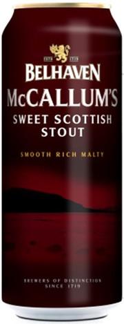 Пиво Belhaven McCallum's Stout in can  Маккаллум'с Стаут в жестяной банке 440 мл