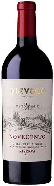 Вино Dievole Novecento Riserva Chianti Classico DOCG  2019  750 мл
