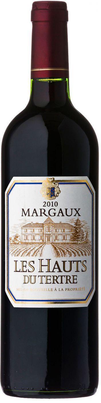 Вино "Les Hauts du Tertre  Margaux AOC Ле О дю Тертр  2010 750 мл