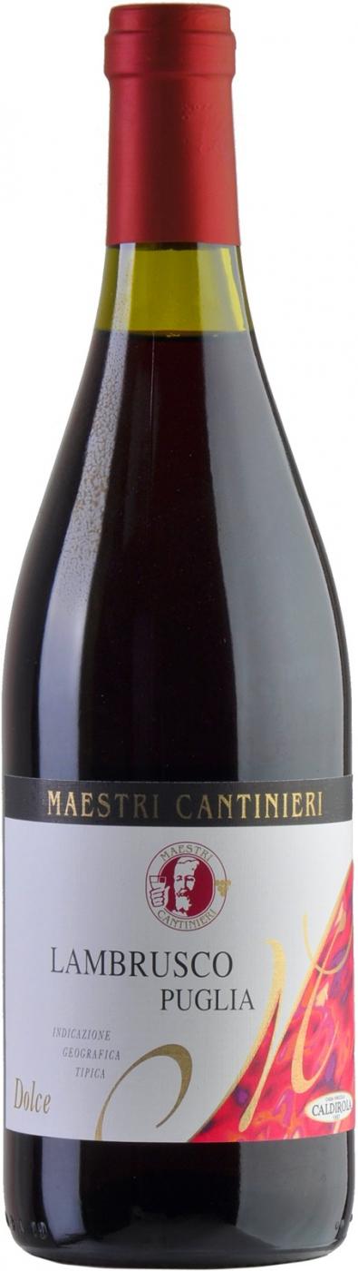 Вино Caldirola Maestri Cantinieri Lambrusco Puglia IGT Маэстри Кантиньери Ламбруско 750 мл