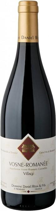Вино Vosne-Romanee Village АОС,  Domaine Daniel Rion & Fils Вон-Романе Вилляж AOC, Домен Данель Рион и Фис, 2011