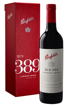Вино Penfolds Bin 389 Cabernet Shiraz Пенфолдс Бин 389 Каберне Шираз в подарочной упаковке 2019 750 мл