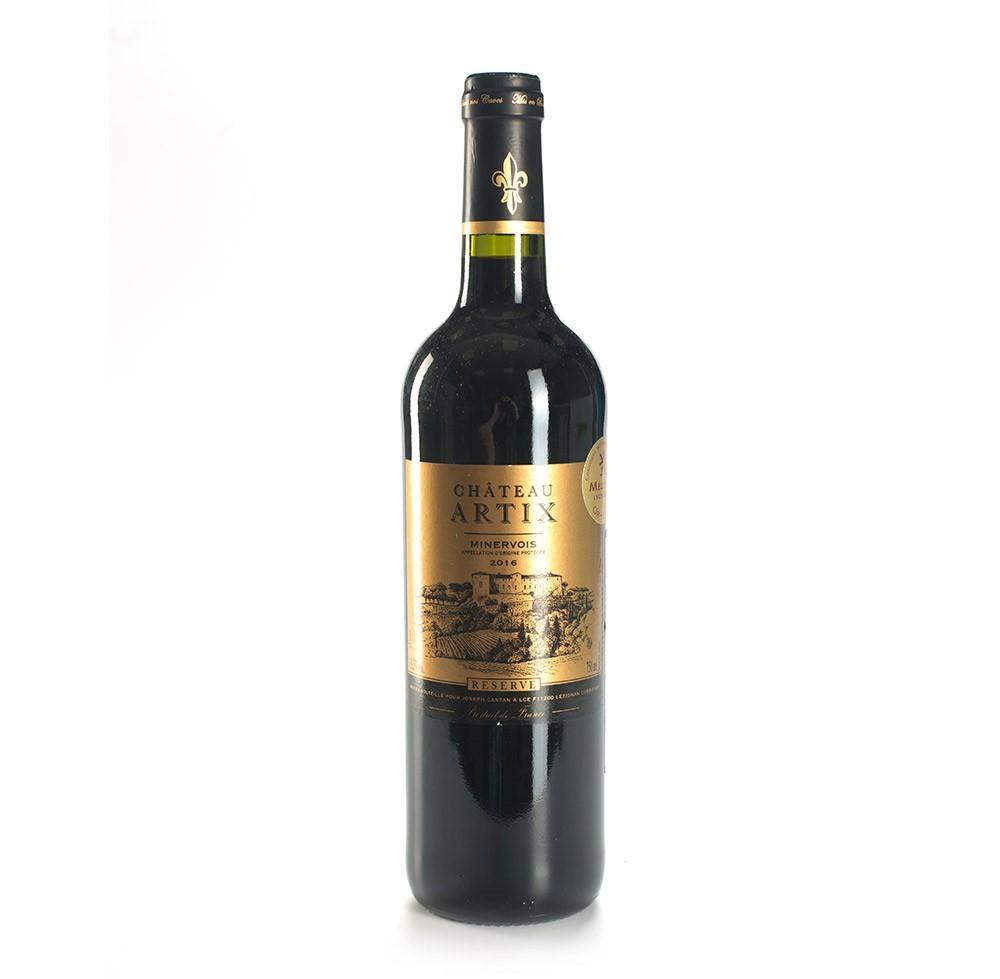 Вино Joseph Castan AOC Minervois Chateau Artix  Жозе Кастан  Минервуа Шато Артикс 2016 750 мл