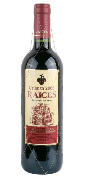 Вино Raices Crianza, Valdepenas DO, Bodegas Fernardo Castro Райсес Крианца, Вальдепеньяс DO, Бодегас Фернандо Кастро, 2014 750 мл